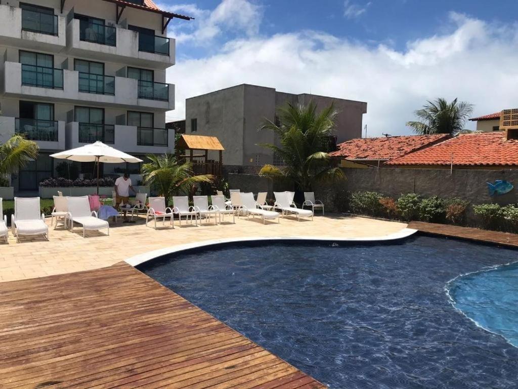 Laguna Beach Flat 101 Porto De Galinhas - Flat Terreo Com Saida Para Piscina Exterior photo